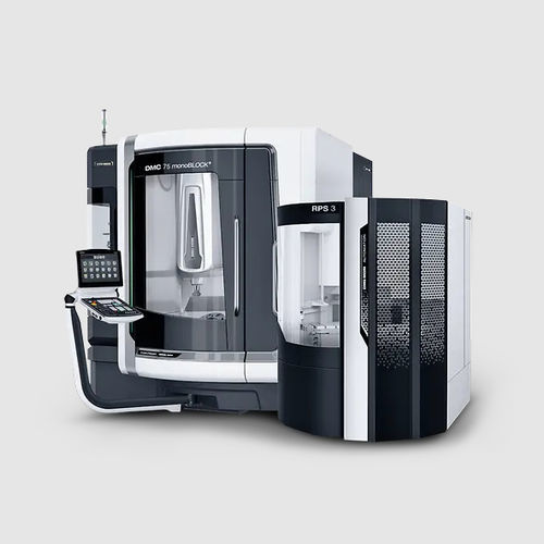 Обрабатывающий центр 5 осей - DMC 75 monoBLOCK - DMG MORI - вертикальный / 60 инструментов / прецизионный