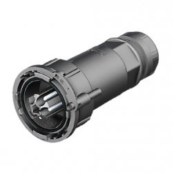 Соединитель для источника электропитания - RST® POWER - WIELAND ELECTRIC - DIN / круговой / с байонетным замком