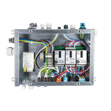Оборудованный распределительный шкаф - GESIS® RAN - WIELAND ELECTRIC - настенный / из пластика / для распределения электроэнергии