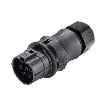 Соединитель для источника электропитания - RST® CLASSIC - WIELAND ELECTRIC - DIN / круглый / 4 полюса