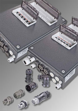 Соединитель для источника электропитания - gesis® RST - WIELAND ELECTRIC - круговой / с байонетным замком / для фотогальванического оборудования