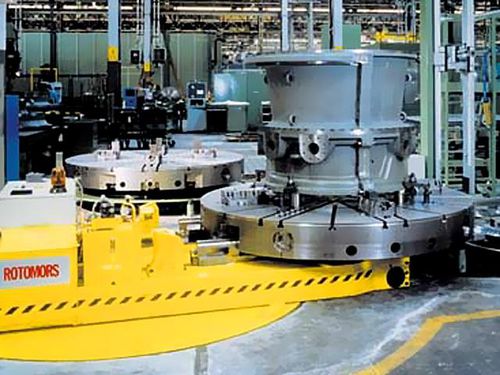 Автоматизированное устройство замены паллет - FMS SHI - ROTOMORS - для обрабатывающих центров / с моторизированным отдельным шатловым стеллажом