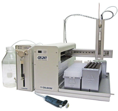 Станция для работы с жидкостями для лабораторий - 1 µl - 5 ml | GX-241 - Gilson international