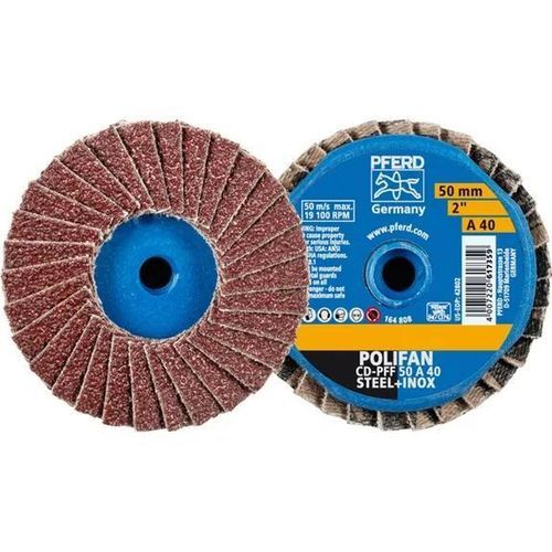 Лепестковый шлифовальный диск для отделки - CD PFF 50 A 40 - PFERD
