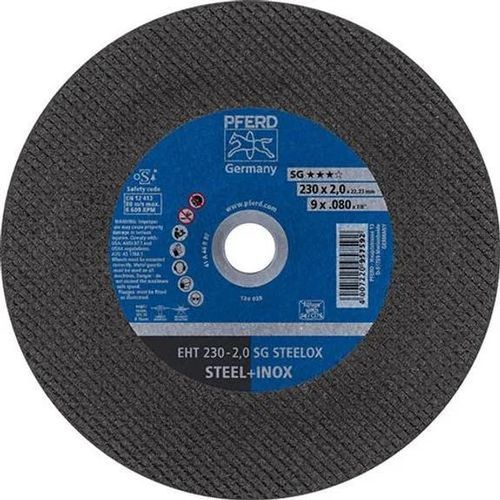 Режущий круг для обшивки - EHT 230-2,0 SG STEELOX - PFERD - для стали / для нержавеющей стали / тонкий