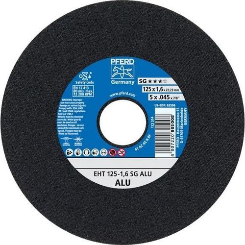 Режущий круг для алюминия - EHT 125-1,6 SG - PFERD