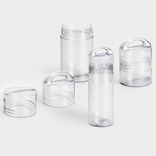 Упаковка в форме трубки из пластика - HolidayBox series - rose plastic - круглая / из ПВХ