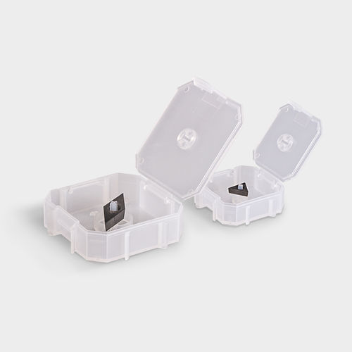 Коробка для упаковки из пластика - InsertBox Connect - rose plastic - для небольших деталей / транспортная / для вставок