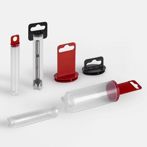 Упаковка в форме трубки из пластика - DYH series - rose plastic - для боров