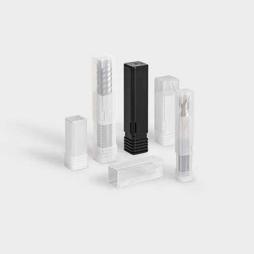 Упаковка в форме трубки из пластика - TopPack Conical - rose plastic - для сверла / для фрез / для инструментов из твердых сплавов