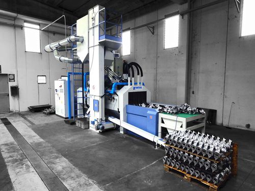 Ленточный дробеструйный аппарат - NTOR - TURBOTECNICA - для металла / непрерывного действия