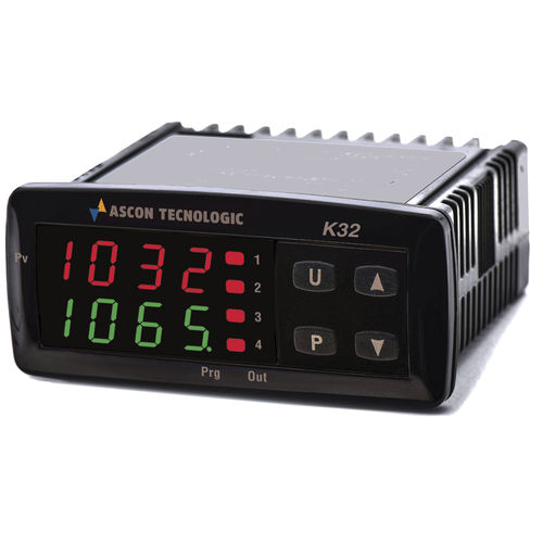 Цифровой регулятор температуры - K32 - ASCON TECNOLOGIC - двойной светодиодный дисплей / PID / программируемый