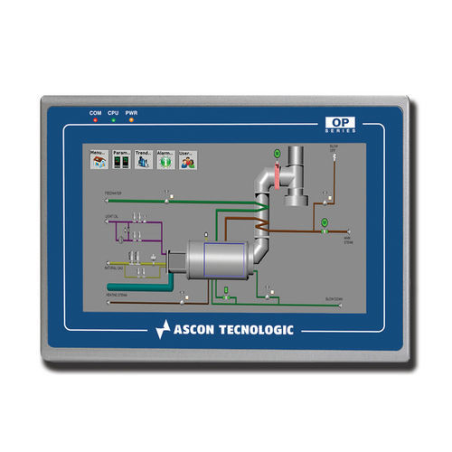 Терминал с сенсорным экраном - OPMT 8071IE - ASCON TECNOLOGIC - встраиваемый / 800x480 / TFT LCD