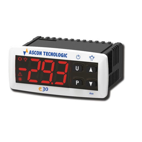 Контроллер температуры с цифровым индикатором - E30 - ASCON TECNOLOGIC - IP65 / для охлаждения / крепление на панели