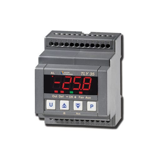 Цифровой контроллер температуры - TLY35 - ASCON TECNOLOGIC - с дисплеем LCD / программируемый / для обогрева
