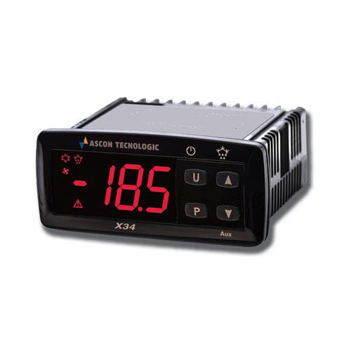 Цифровой контроллер температуры - X34 - ASCON TECNOLOGIC - с дисплеем LCD / программируемый / для процесса