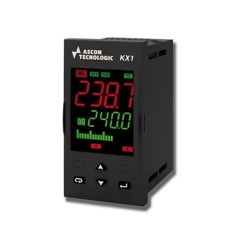 Цифровой контроллер температуры - KX1 - ASCON TECNOLOGIC - двойной светодиодный дисплей / PID / программируемый