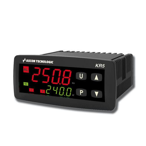 Регулятор температуры двойной светодиодный дисплей - KR5 - ASCON TECNOLOGIC - PID / программируемый / UL