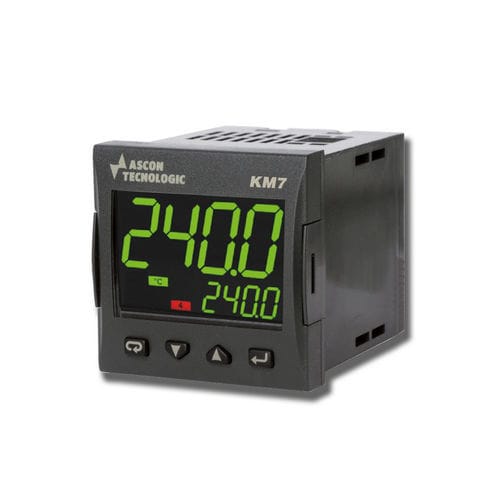 Контроллер температуры двойной светодиодный дисплей - KM7 - ASCON TECNOLOGIC - PID / программируемый / UL