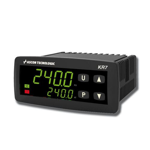 Контроллер температуры двойной светодиодный дисплей - KR7 - ASCON TECNOLOGIC - программируемый / UL / RS-485