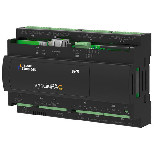 Программируемая автоматическая система с цифровыми входами - sP8 - ASCON TECNOLOGIC - цифровые выходы / в сети Ethernet / RS485
