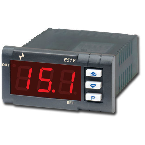 Индикатор для измерения температуры - E51V - ASCON TECNOLOGIC - со светодиодным индикатором / для установки на панель / программируемый