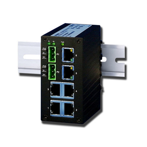 Управляемый коммутатор Ethernet - APS2 ATOPEH series - ASCON TECNOLOGIC - 8 портов / 6 портов / на DIN-рейке