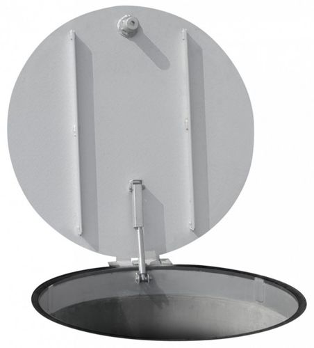 Люк из нержавеющей стали - HS12-R - Hailo Professional - круглый