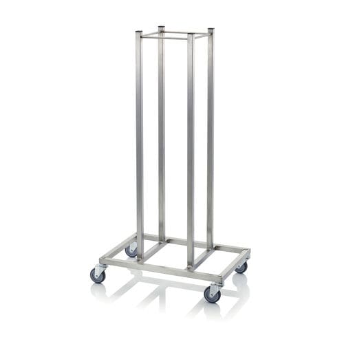 Транспортная тележка - SW RO - AUER Packaging GmbH - из нержавеющей стали / для поддонов на колесиках / с роликами