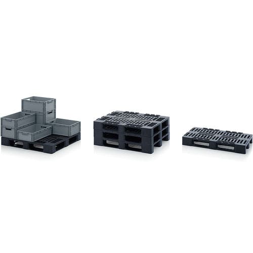 Поддон из ПЭНД - MP series - AUER Packaging GmbH - ISO / Евро / транспортный