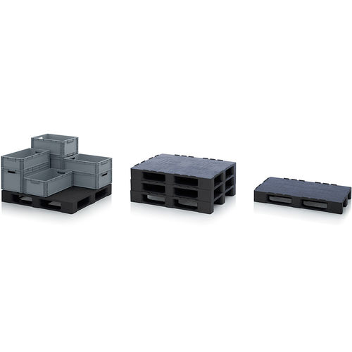 Поддон для чистого помещения - R series - AUER Packaging GmbH - из ПЭНД / из переработанного пластика / для сельского хозяйства и пищевой промышленности