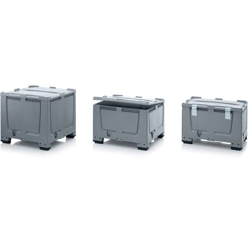 Ящичный поддон из ПЭНД - BG SA series - AUER Packaging GmbH - для хранения / с крышкой / для перегородки