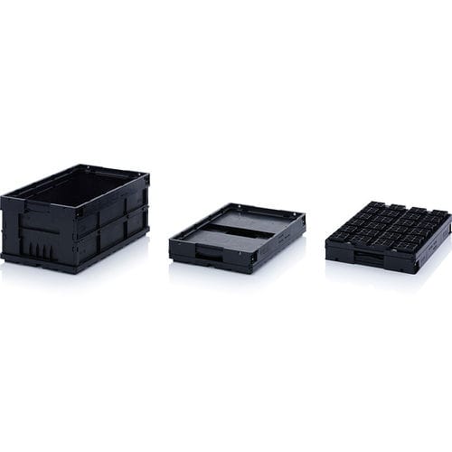 Ящик из пластика - ESD F-KLT 6410 - AUER Packaging GmbH - для хранения / складной / проводник