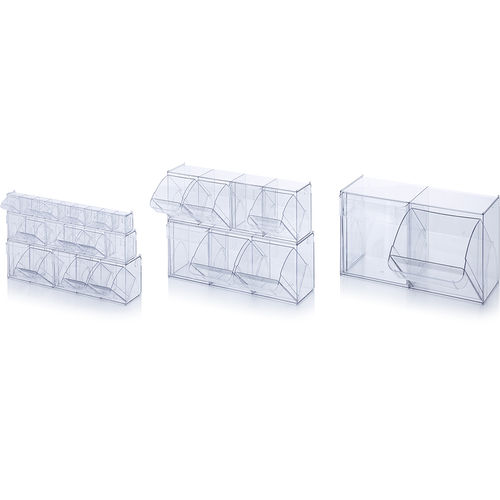 Складской лоток из пластика - KKS series - AUER Packaging GmbH - для хранения / штабелируемый / модульный