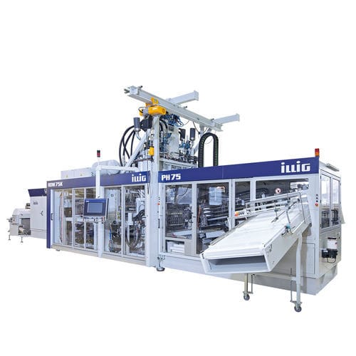 Устройство для термоформования с подачей в рулонах - IC-RDM 75Kc - ILLIG Maschinenbau GmbH & Co. KG - для производства стаканов / автоматическое
