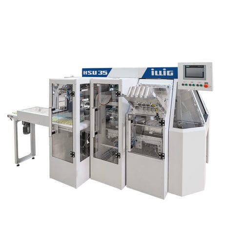 Упаковочная машина под блистером - HSU 35b - ILLIG Maschinenbau GmbH & Co. KG - автоматическая / компактная / для картонных коробок