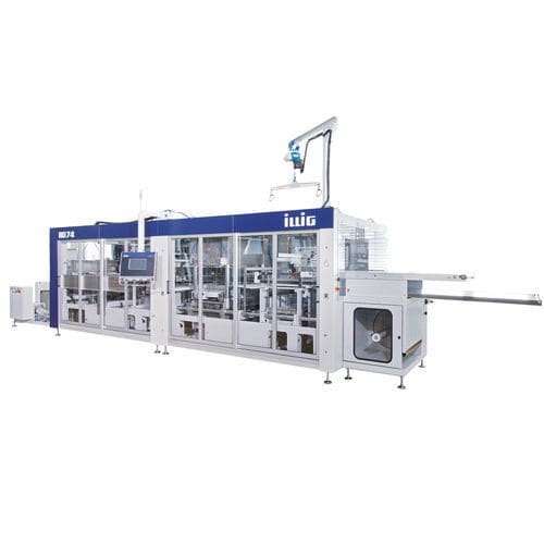 Устройство для термоформования с подачей в рулонах - IC-RD 74d - ILLIG Maschinenbau GmbH & Co. KG - для производства стаканов / автоматическое