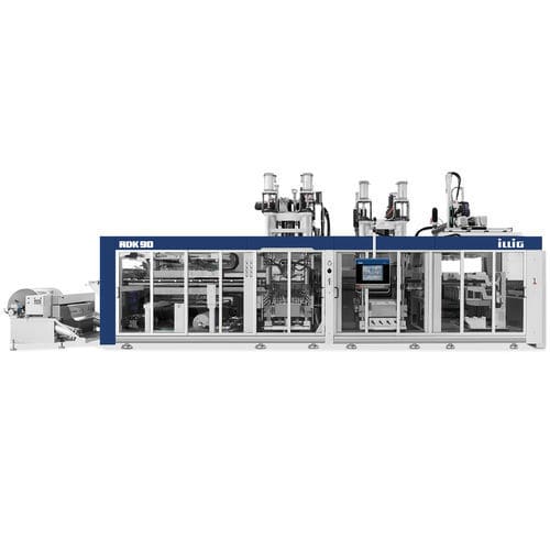 Устройство для термоформования с подачей в рулонах - IC-RDK 90 - ILLIG Maschinenbau GmbH & Co. KG - для производства стаканов / автоматическое
