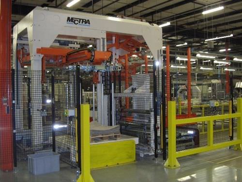 Штабелеразгрузочная машина снизу - MT 589 - Mectra - для бутылок / автоматическая / полуавтоматическая