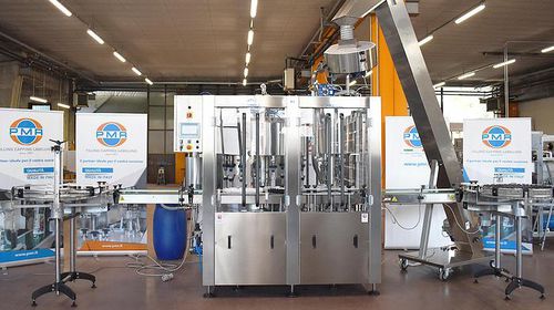 Автоматическая наполнительная/закупорочная машина - MFC - PMR System Group - для жидкостей / моноблочная
