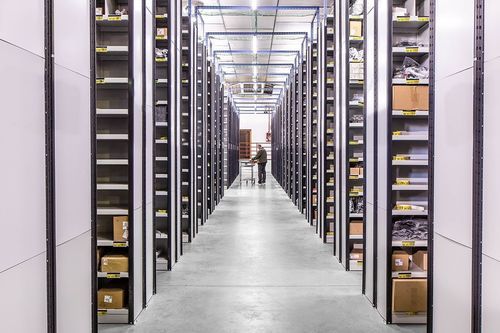 Стеллаж сортировка - POLYPAL Storage Systems - склад для хранения / универсальные системы хранения / с полкой