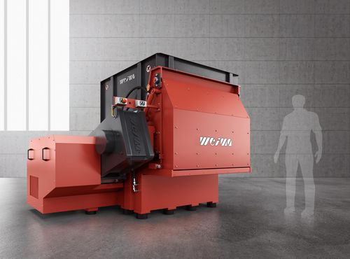 Первичный измельчитель - WLK 15 - WEIMA Maschinenbau GmbH - с 1 валом / для стружки / для картона