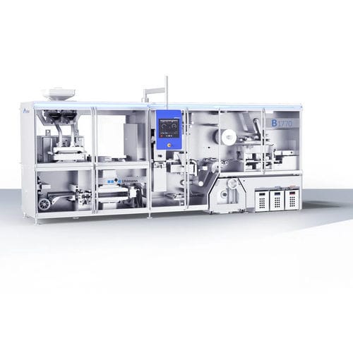 Упаковочная машина под блистером - B 1770 - Uhlmann Pac-Systeme GmbH & Co. KG - автоматическая / со скреплением / гибкая