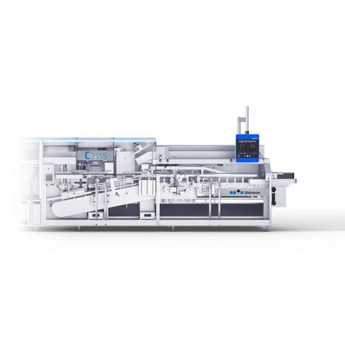Горизонтальная машина для укладки в картонные коробки - C 2155 - Uhlmann Pac-Systeme GmbH & Co. KG - для фармацевтической промышленности / с сервоприводом / для блистера