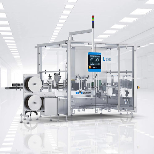 Этикетировочная машина с непрерывным движением - L 180 - Uhlmann Pac-Systeme GmbH & Co. KG - автоматическая / для бутылок / полусферическая