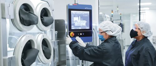 Перчаточный бокс класс II - Uhlmann Pac-Systeme GmbH & Co. KG - для фармацевтической упаковки / напольный