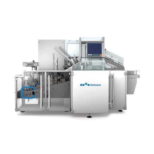 Горизонтальная машина для укладки в картонные коробки - C 130 - Uhlmann Pac-Systeme GmbH & Co. KG - медицинской / компактная / автоматическая