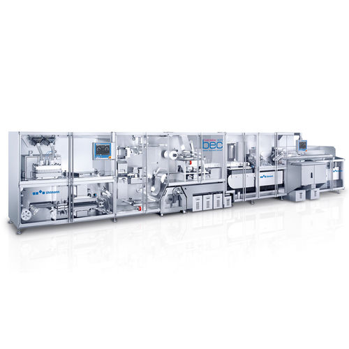 Горизонтальная машина для укладки в картонные коробки - BEC 500 - Uhlmann Pac-Systeme GmbH & Co. KG - для фармацевтической промышленности / для блистера