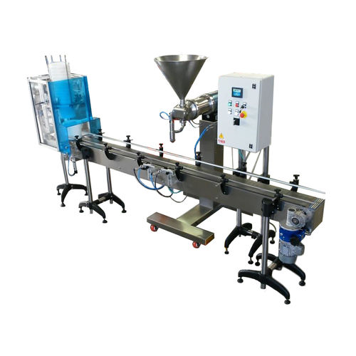 Дозатор для жидкостей - NDS 2000 - SEVEN FLUSS S.r.l. - для пастообразных продуктов / с ленточным конвейером