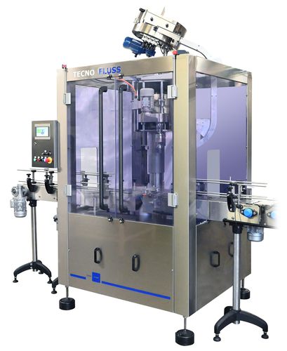 Ротационное устройство закупорки бутылок - MTR 4 &ndash; T4 &ndash; AV &ndash; Pilfer Proof - SEVEN FLUSS S.r.l. - автоматическое / для сельского хозяйства и пищевой промышленности